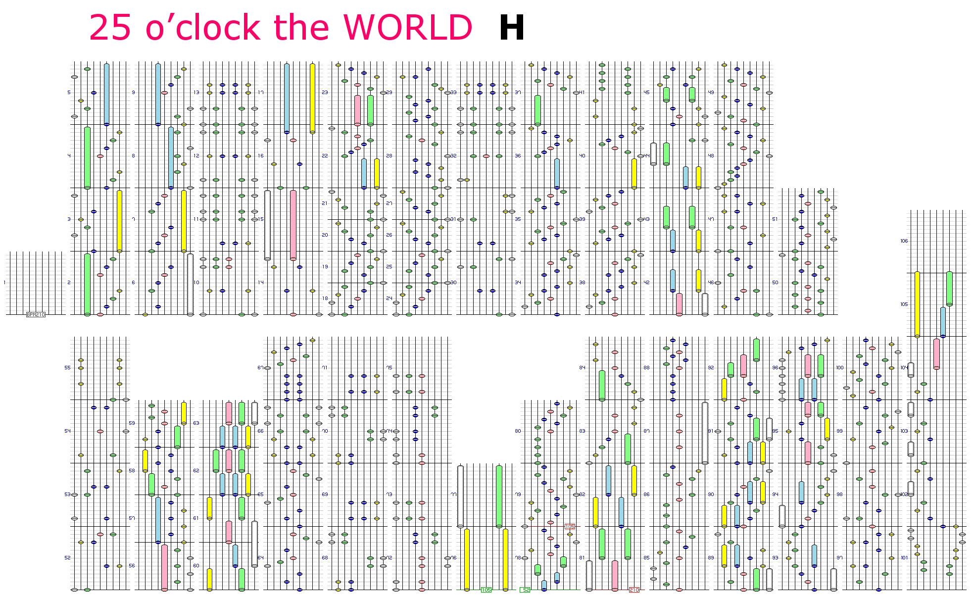25 o’clock the WORLD(H) 正規譜面